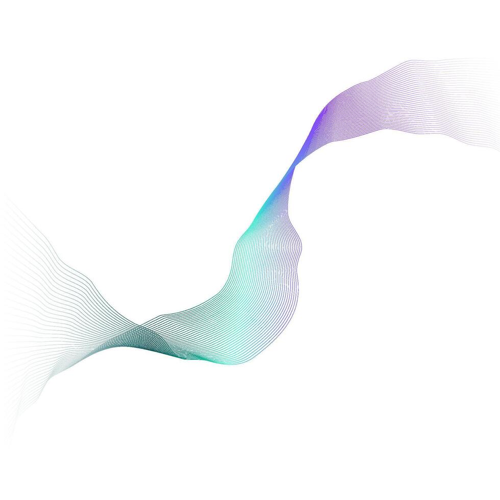 Abstract background with dynamic waves. illustration for your design. vector