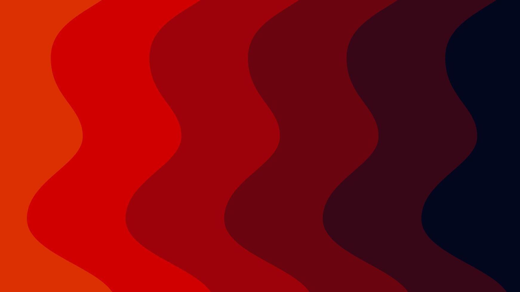 Abstract simple deep red dynamic waves background vector