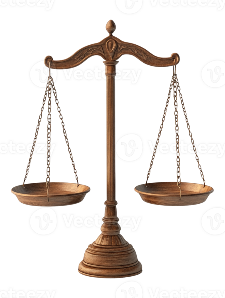 A scale with two wooden scales on it png