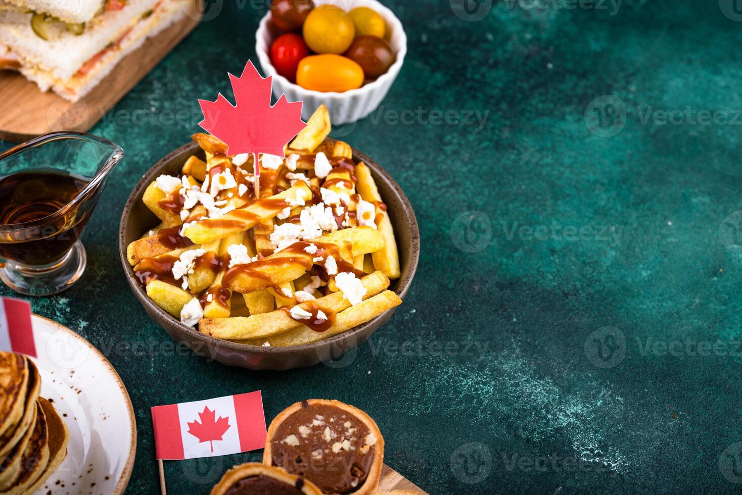 Canada Day traditional food concept. photo