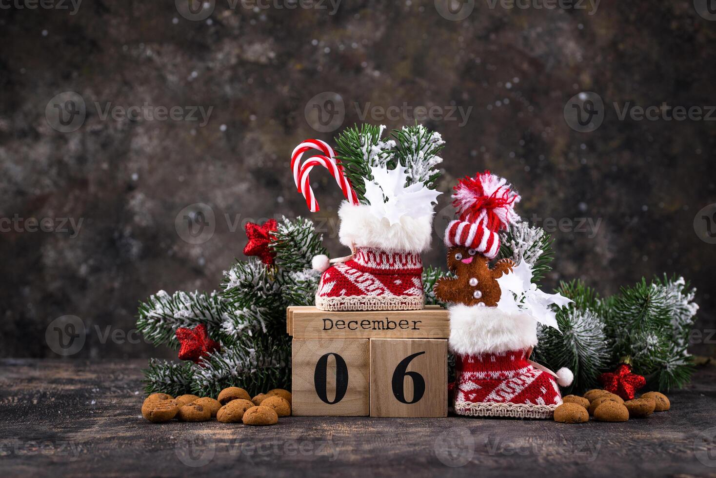 Sinterklaas or Saint Nicholas celebration concept photo