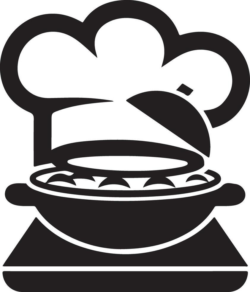 illustration of a traditional chef's hat vector