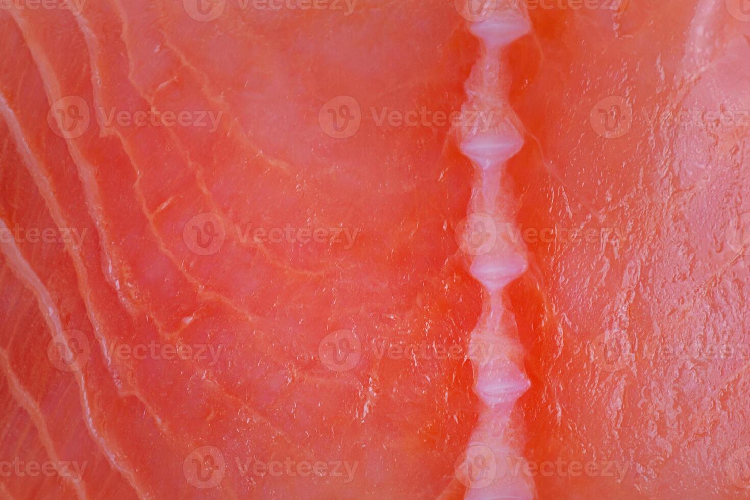 Red salmon fish as background macro photo. photo