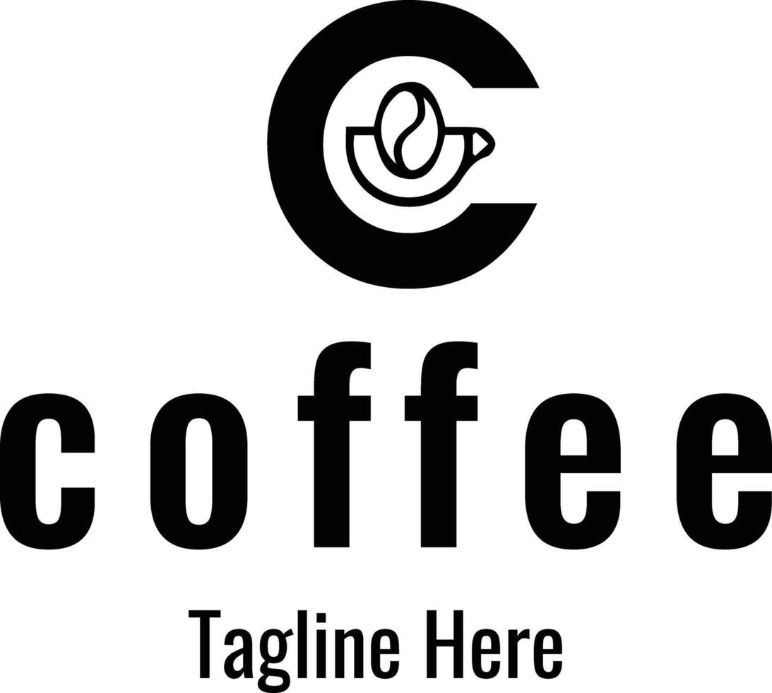 Coffee logo design vector