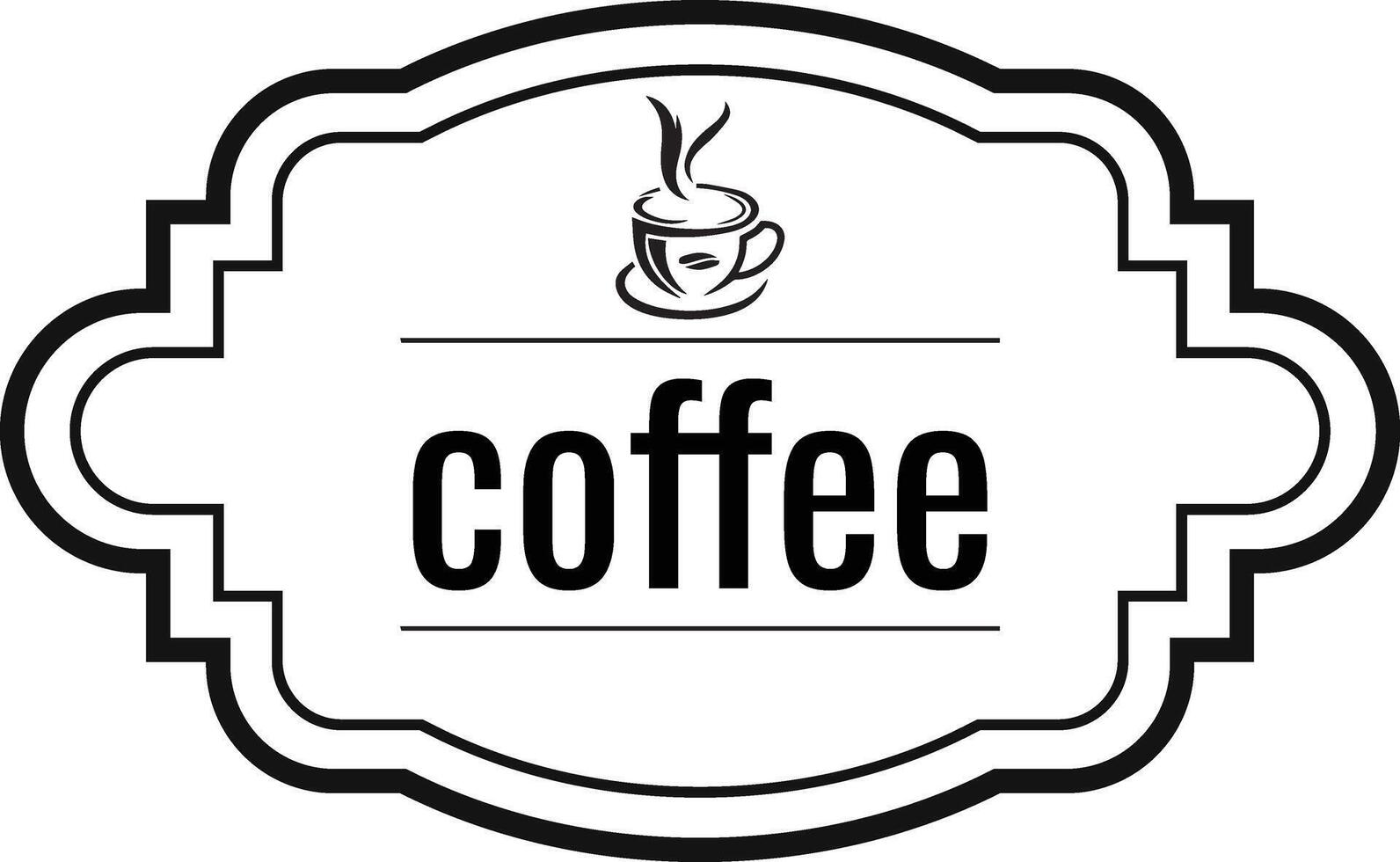 Coffee logo design vector