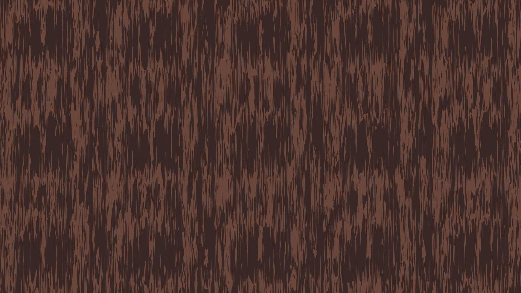 Dark brown textured background with wood grain pattern. Mimics natural wood appearance. Visible lines and organic textures. Slightly grainy, rough surface. Traditional, rustic aesthetic. Warm and rich vector