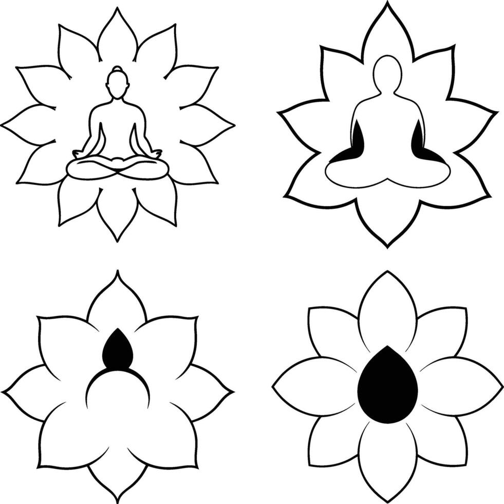 Inner Peace Mandala vector