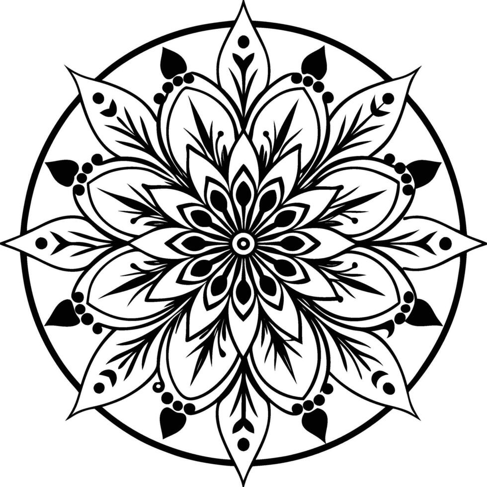 Sacred Outline Geometry vector