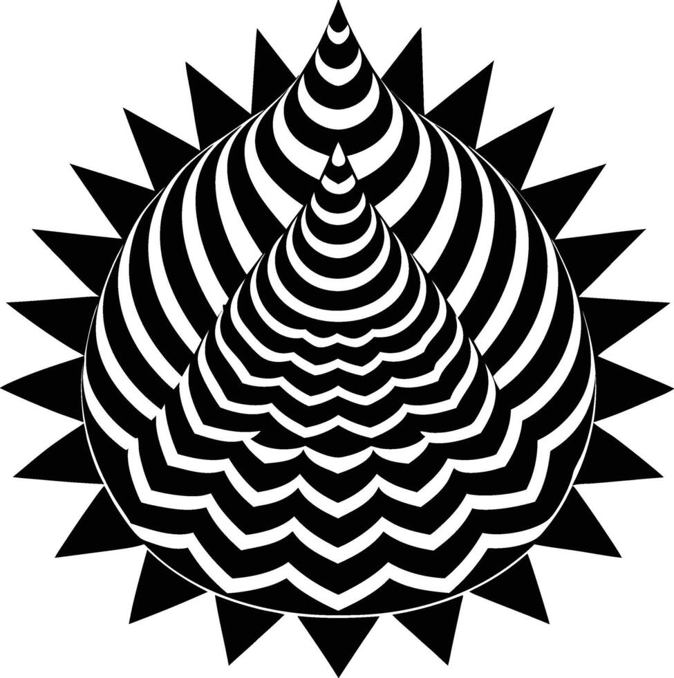 Balance and Breath Mandala vector