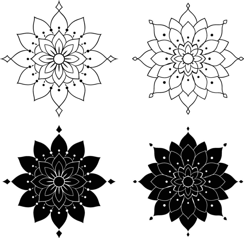 Serenity Mandala Series vector