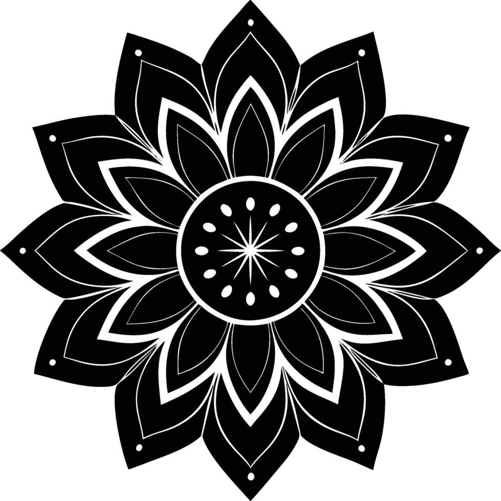 flower design on a white background vector