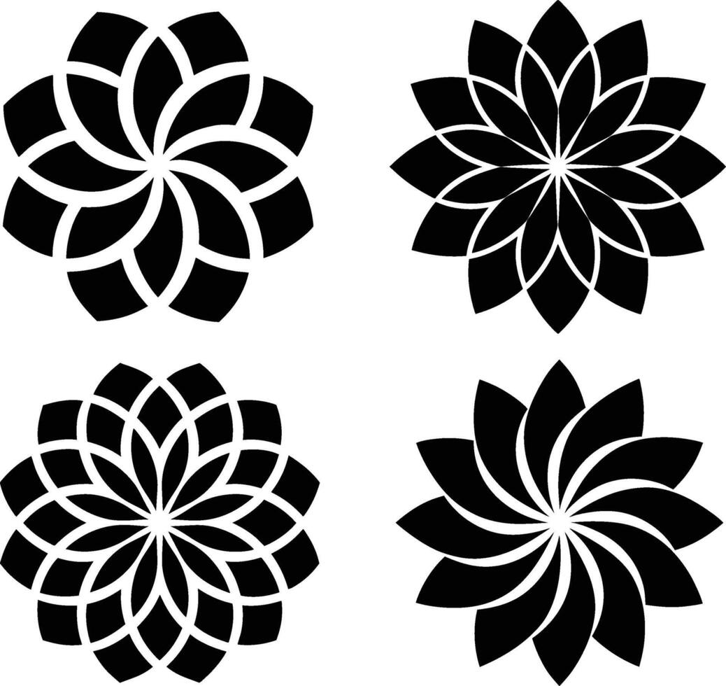 Serene Spectrum Mandala vector