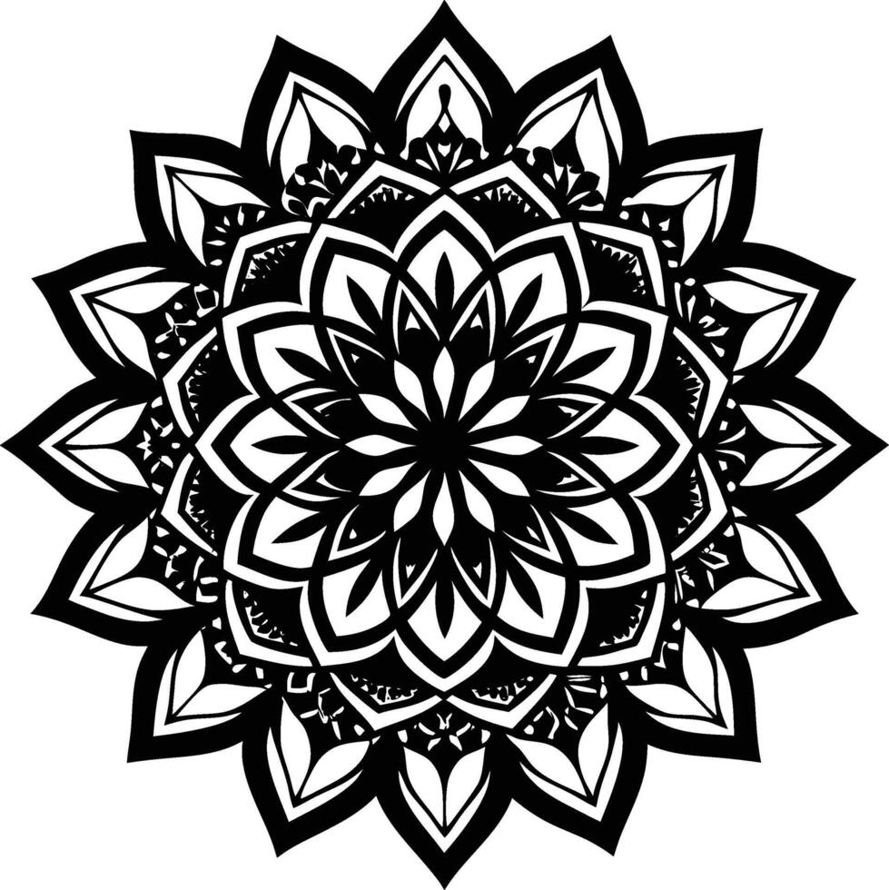 Harmony Hive Mandala vector