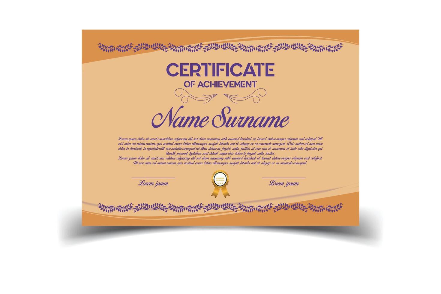 Professional Certificate Templates Award Designs for All Achievements vector