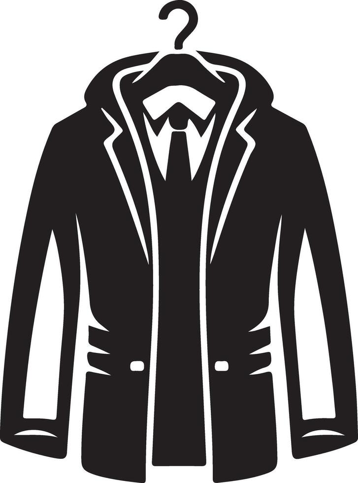 Man Coat Art vector