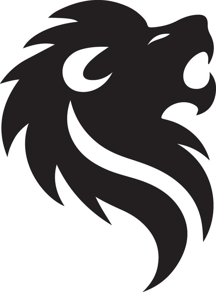 High Quality Lion head Art for Designers vector