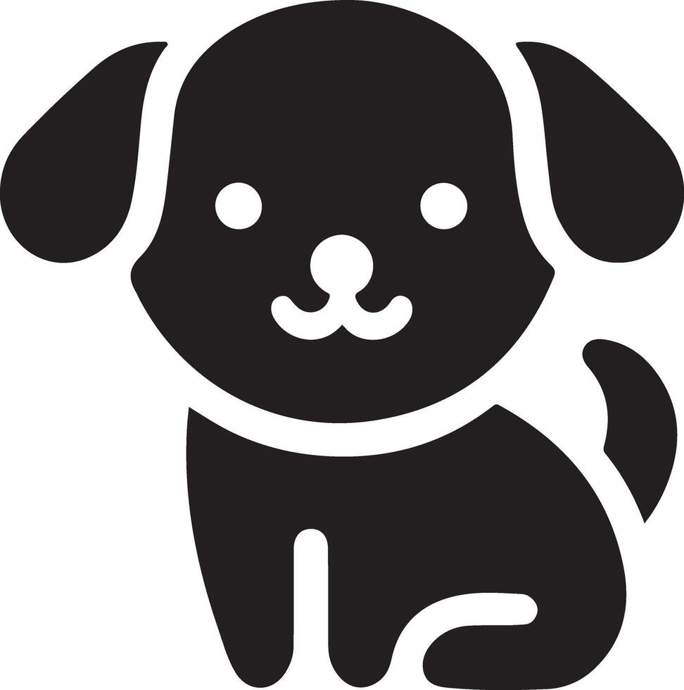 Playful Dog Silhouette Graphics for Sale vector