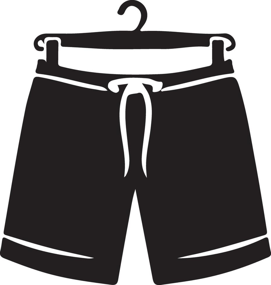 Beachwear Art silhouette design vector