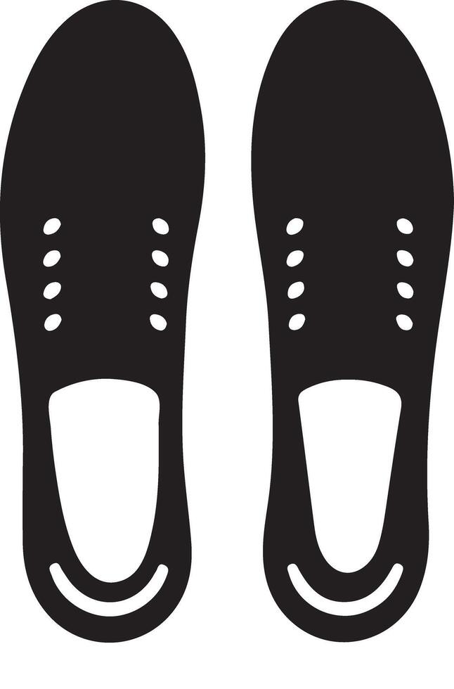Unique Shoes Silhouette Illustration Design Ideas vector