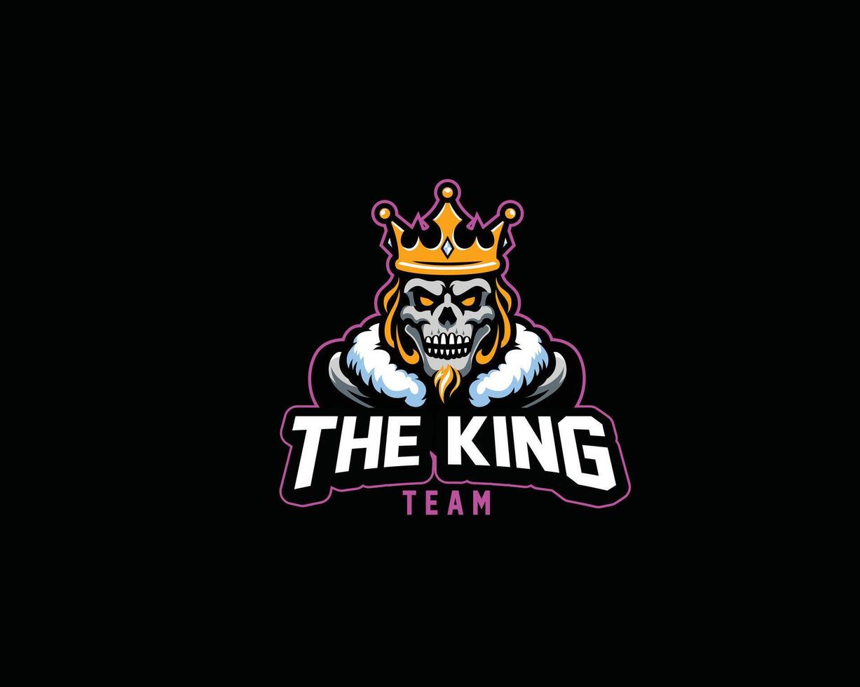 The King Team Esport Logo vector