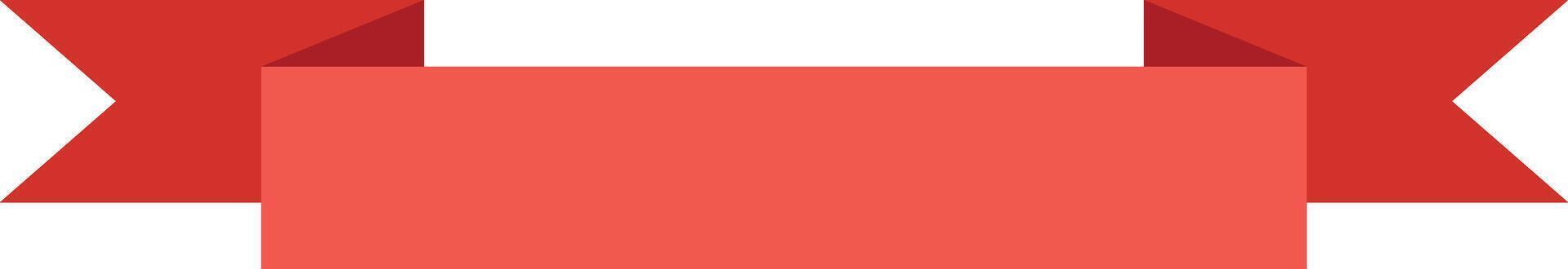 Create eye catching red ribbon banner with blank space for your message. Perfect for any event or promotion. Let your creativity shine. vector
