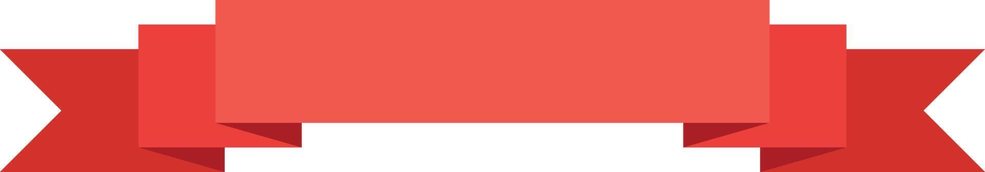 Red ribbon banner represents achievement, success, award, winner, celebration, first place, victory, and triumph, creating a festive and congratulatory atmosphere vector