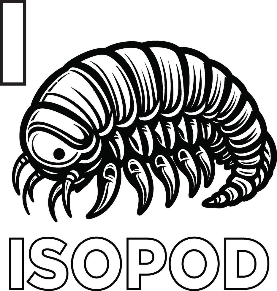 I am iosod coloring page vector