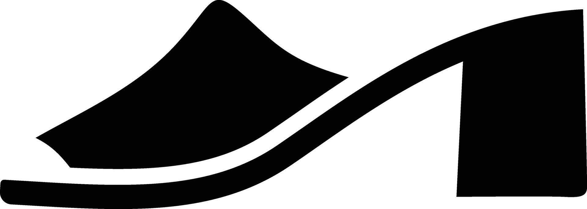 A black and white shoe logo vector