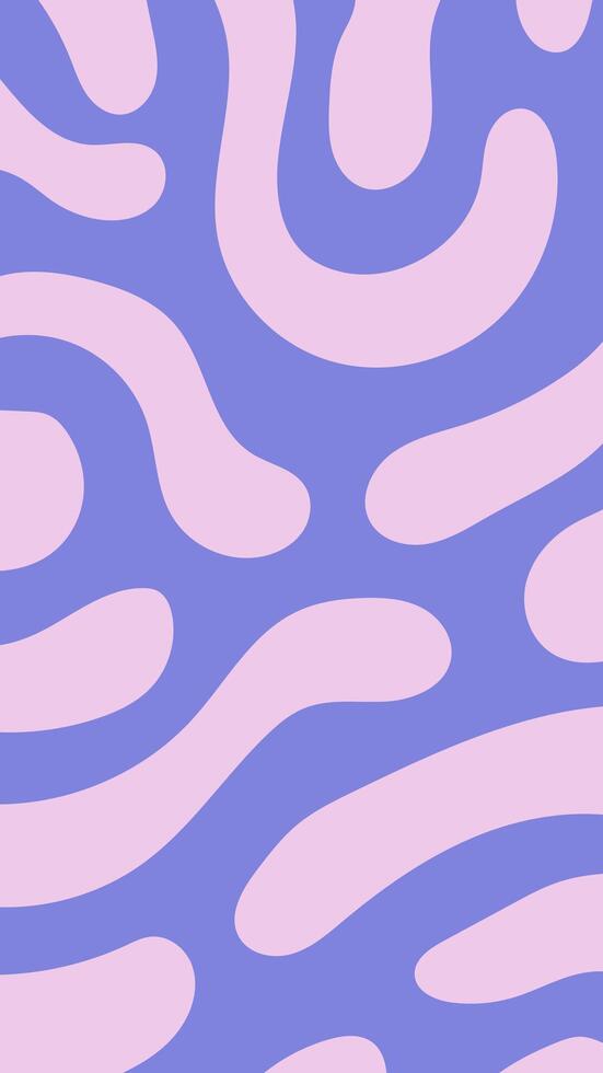 Purple 1920x1080 background with liquid abstract shapes vector