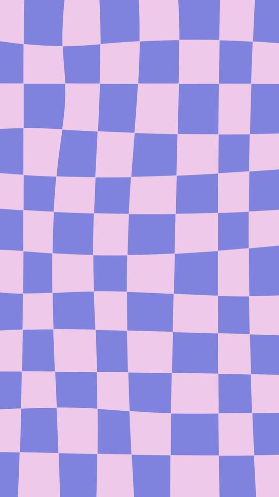 Purple Twisted Chessboard Background vector