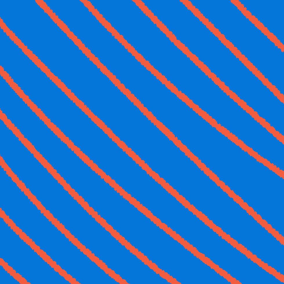 Blue Square Background with Crayon Abstract Lines vector