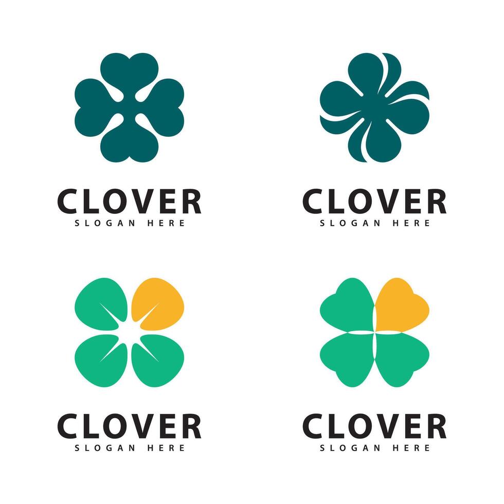 Clover Leaf Logo Template Design vector