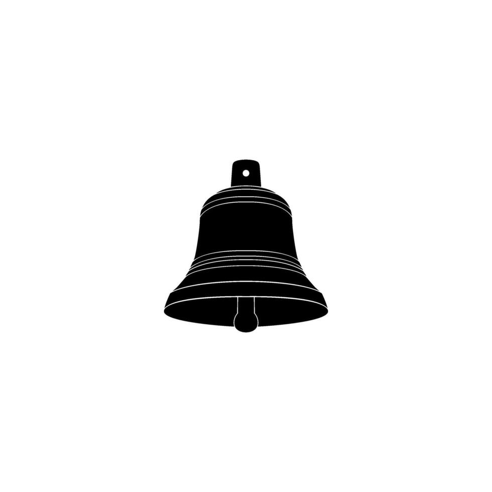 Silhouette of the Hand Ringing Bell, Flat Style, can use for Pictogram, Apps, Website, Logo, Art Illustration, of Graphic Design Element vector