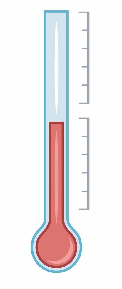 Thermometer icon. Celsius fahrenheit thermometers outdoor. vector