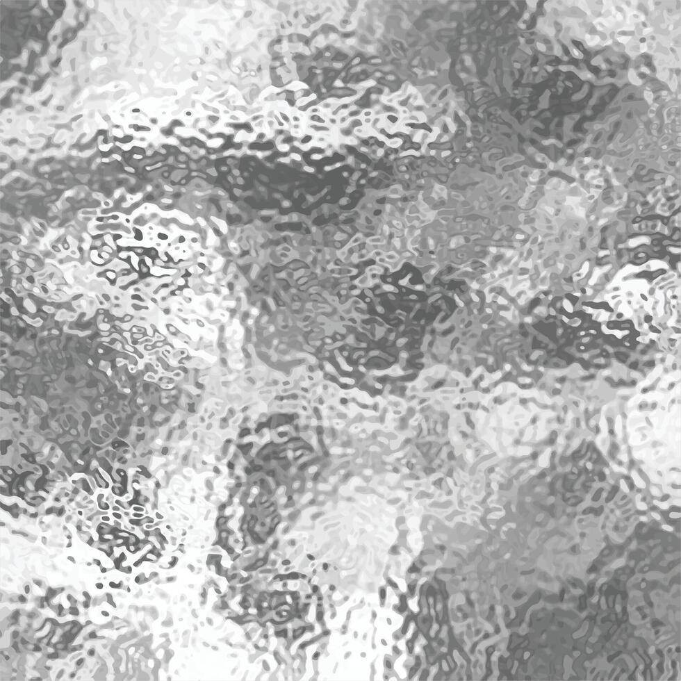 Shiny foil or silver metallic pattern. Texture matte white and grey frosted glass, blur effect. Stained glass decorative background with glitter effect. vector