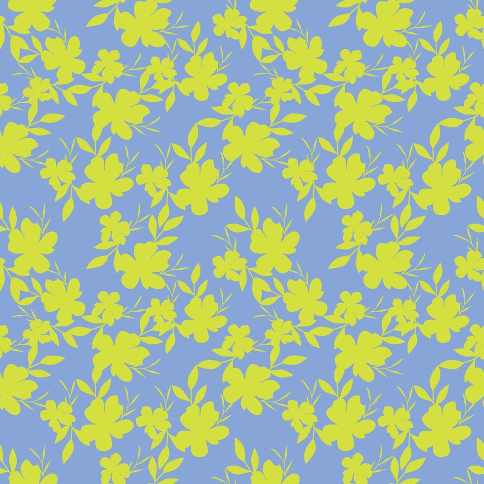 pattern flowers abstract vector