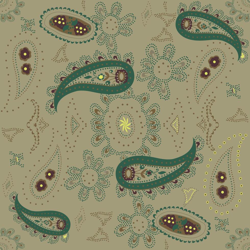 HENNA REPEAT PATTERN vector
