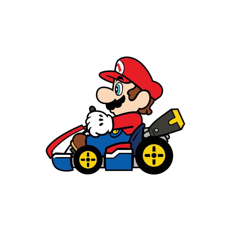 Mario Kart Character vector