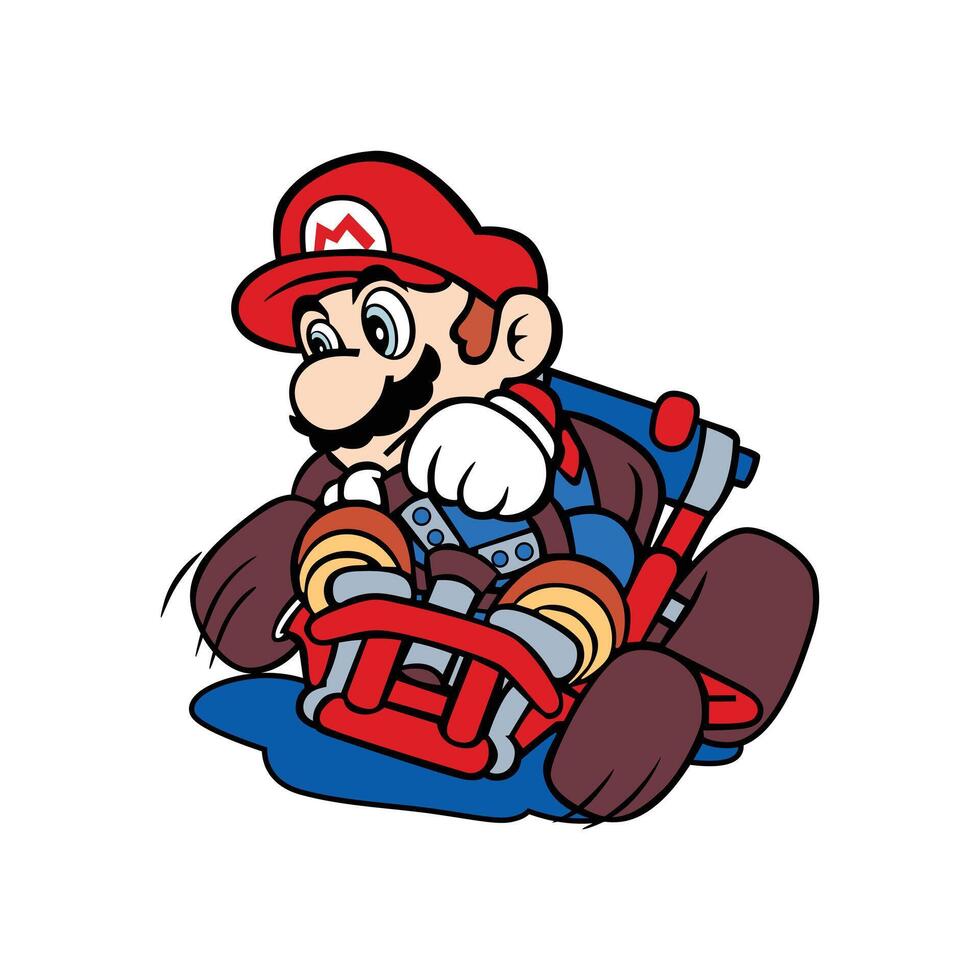 Super Mario Kart vector