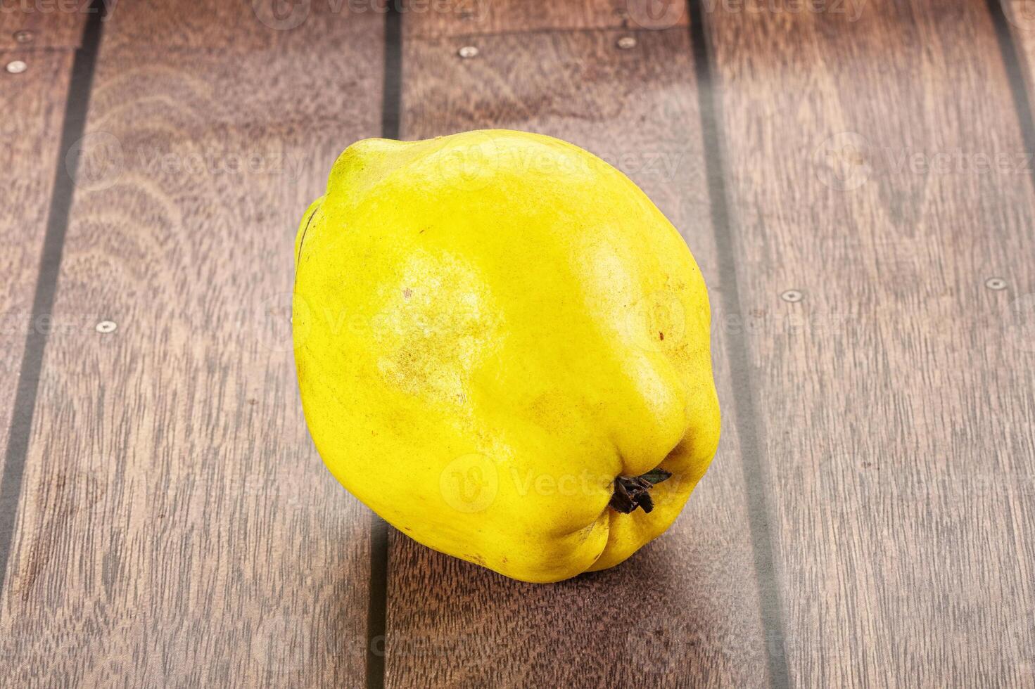 Ripe sweet organic quince fruit photo