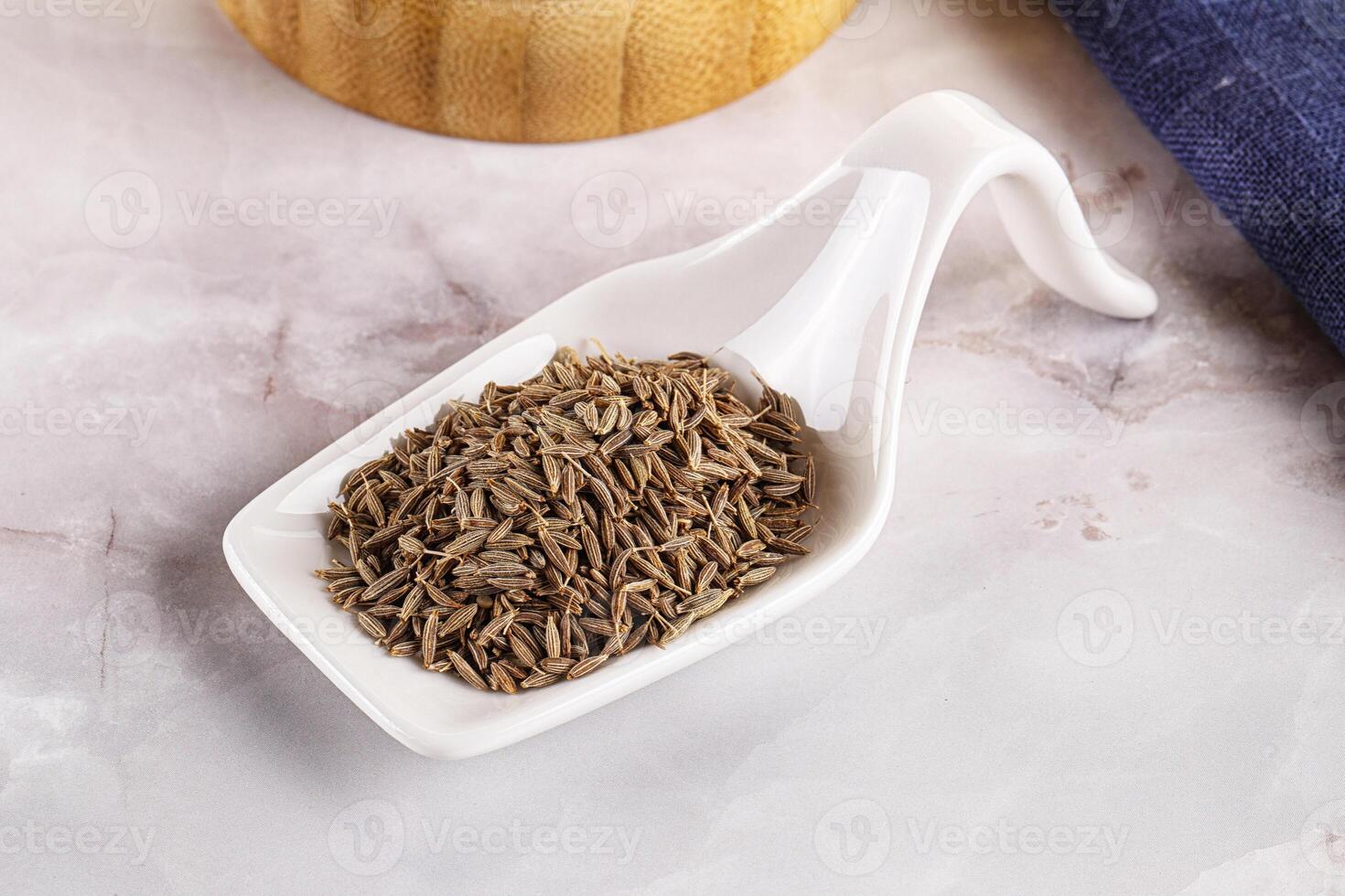 Zeera seeds in the bowl photo