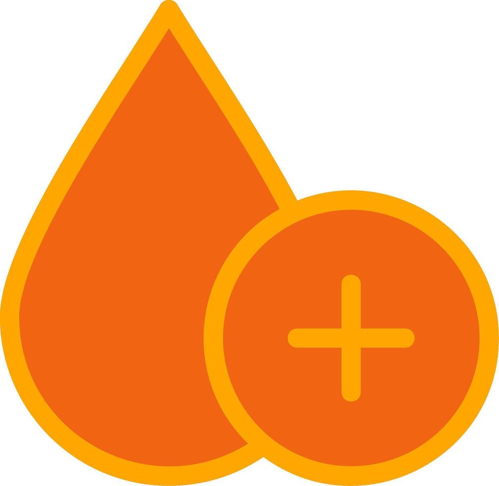 Vitamin Orange Filled Icon vector