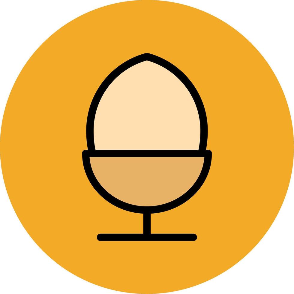 Egg Colorful Icon vector