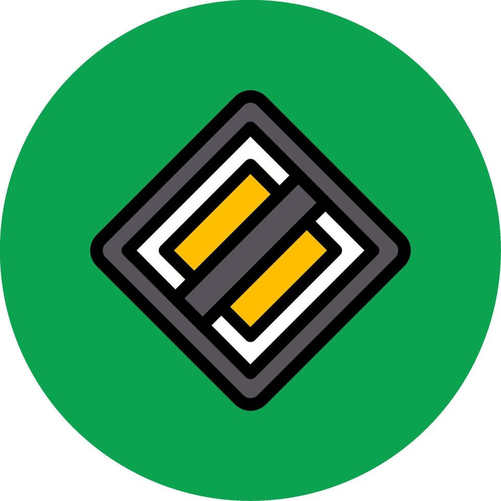 End Of The Priority Colorful Icon vector