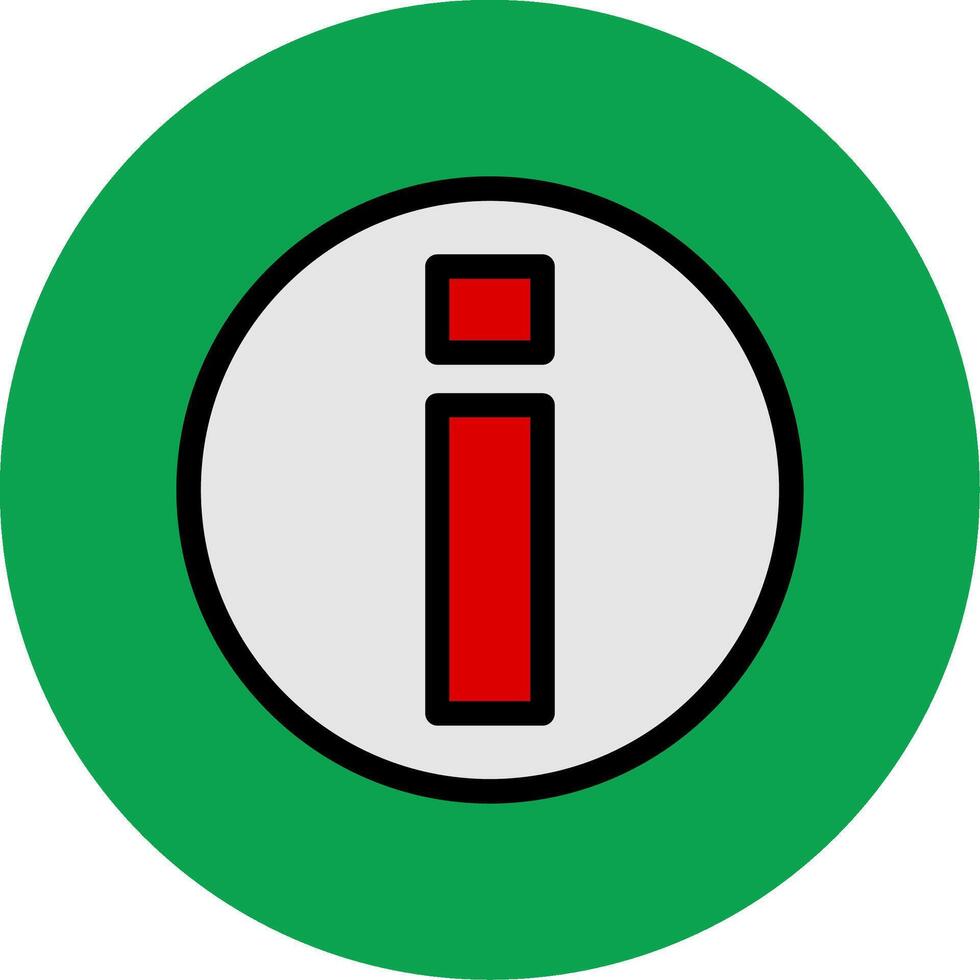 Information Colorful Icon vector