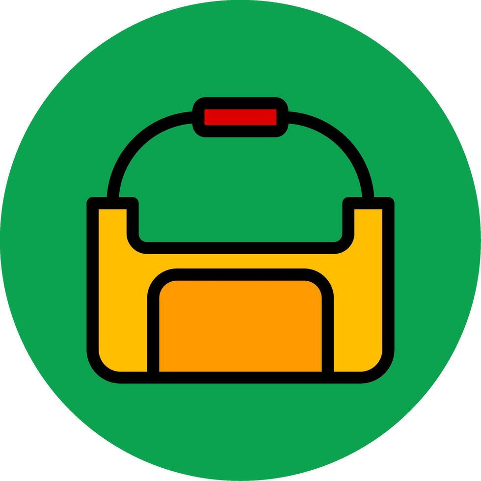 Tool Box Colorful Icon vector