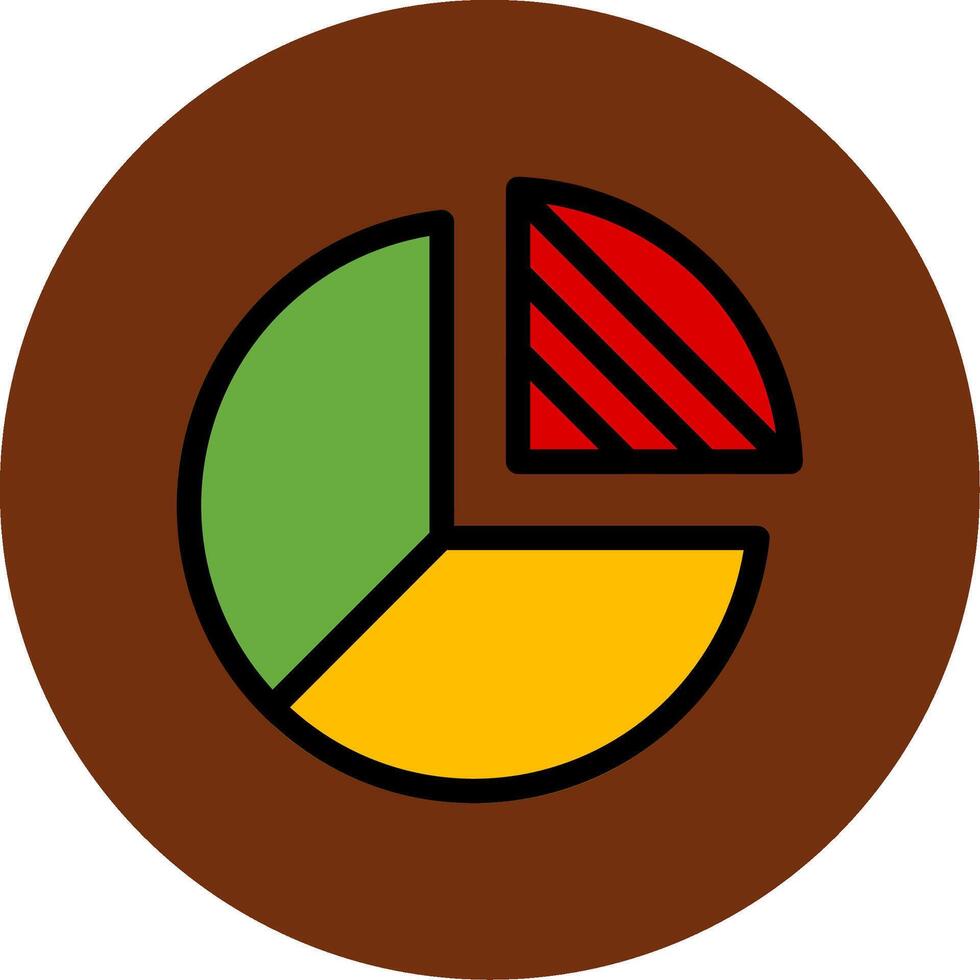 Graph Colorful Icon vector