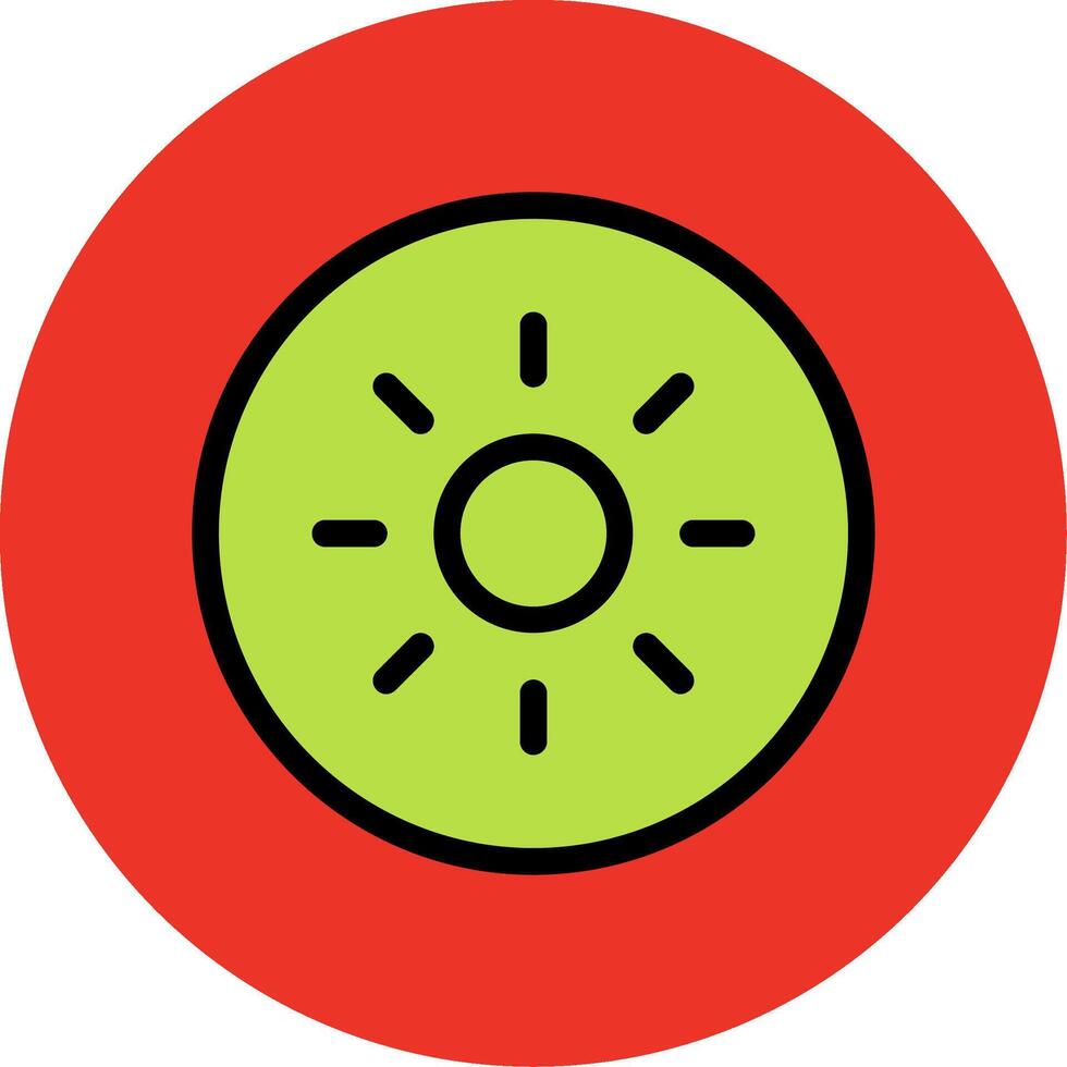 Kiwi Colorful Icon vector