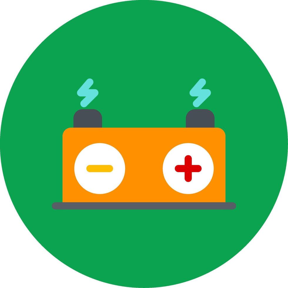 Accumulator Colorful Icon vector
