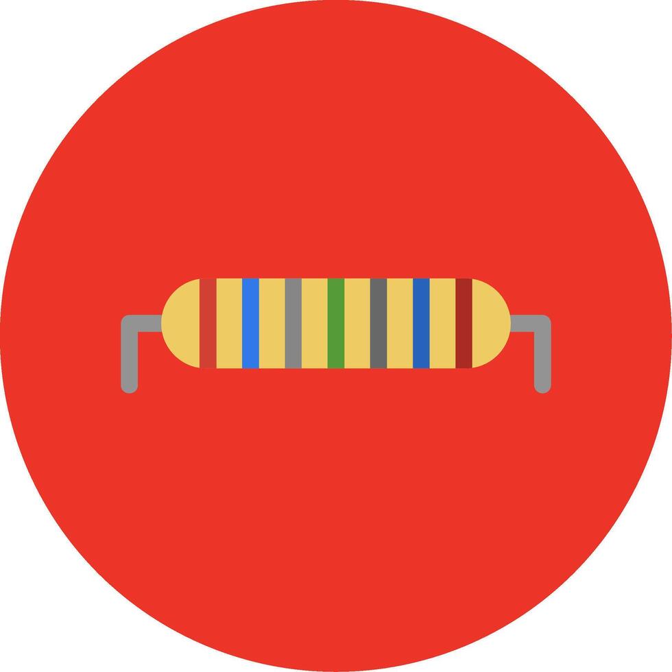 Resistor Colorful Icon vector